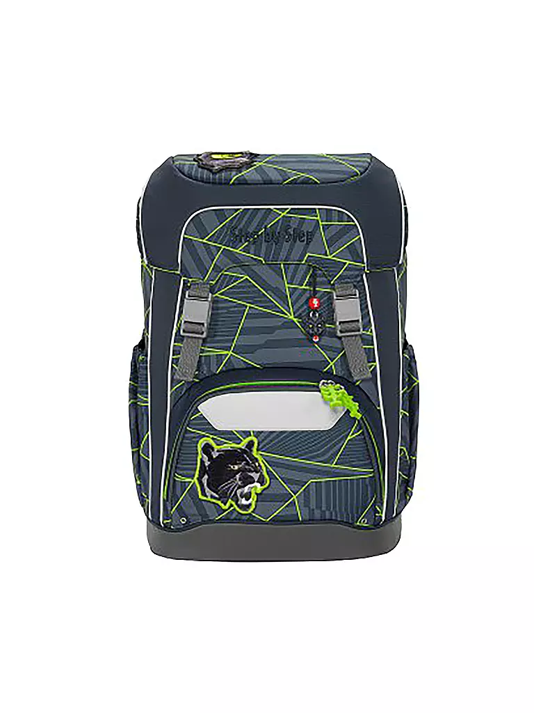 STEP BY STEP | Set de mochila escolar GIANT Dark Cat Chiko | Negro