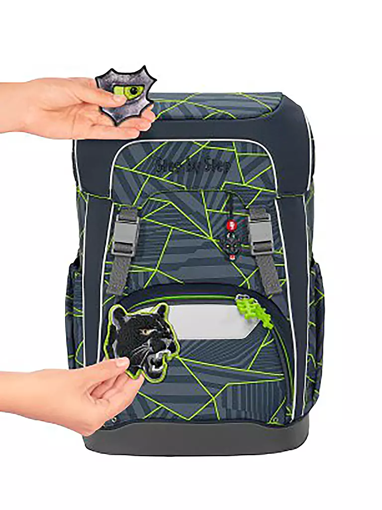 STEP BY STEP | Set de mochila escolar GIANT Dark Cat Chiko | 