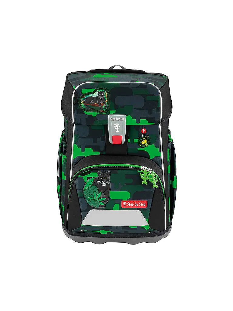 STEP BY STEP | Set de mochila escolar GIANT de 5 piezas Black Cat Chiko | Negro