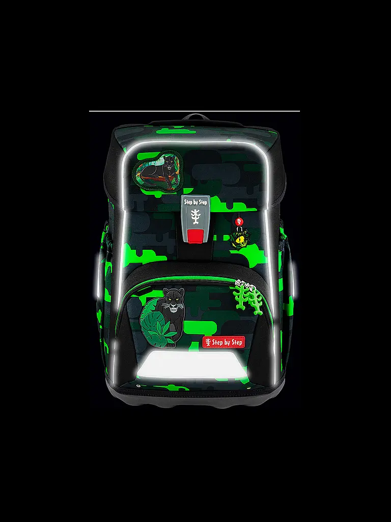 STEP BY STEP | Set de mochila escolar GIANT de 5 piezas Black Cat Chiko | 