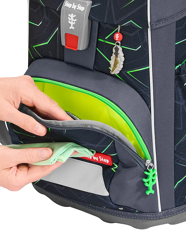 STEP BY STEP | Set de mochila escolar GIANT de 5 piezas Ninja Kimo | 