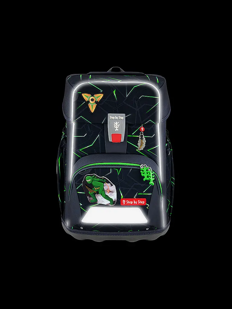 STEP BY STEP | Set de mochila escolar GIANT de 5 piezas Ninja Kimo | 