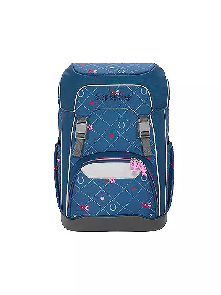 STEP BY STEP | Set de mochila escolar GIANT Horse Lima | Azul oscuro