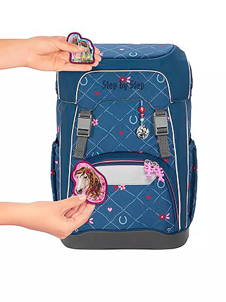 STEP BY STEP | Set de mochila escolar GIANT Horse Lima | 