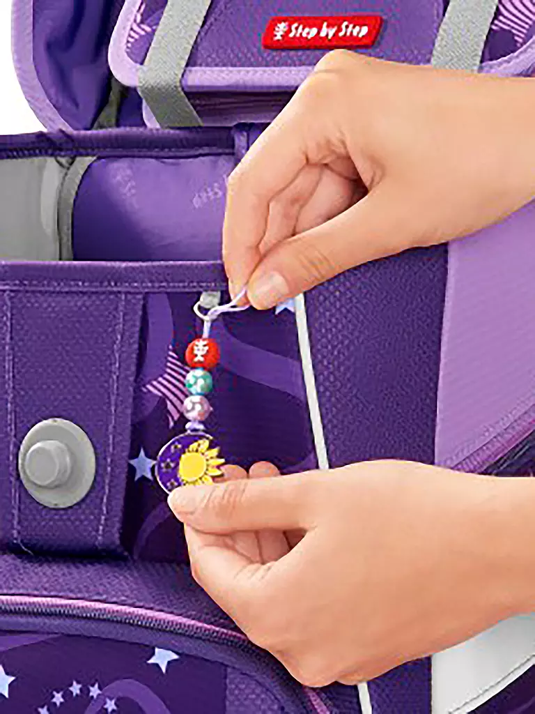 STEP BY STEP | Set de mochila escolar Space 5 piezas | Lila