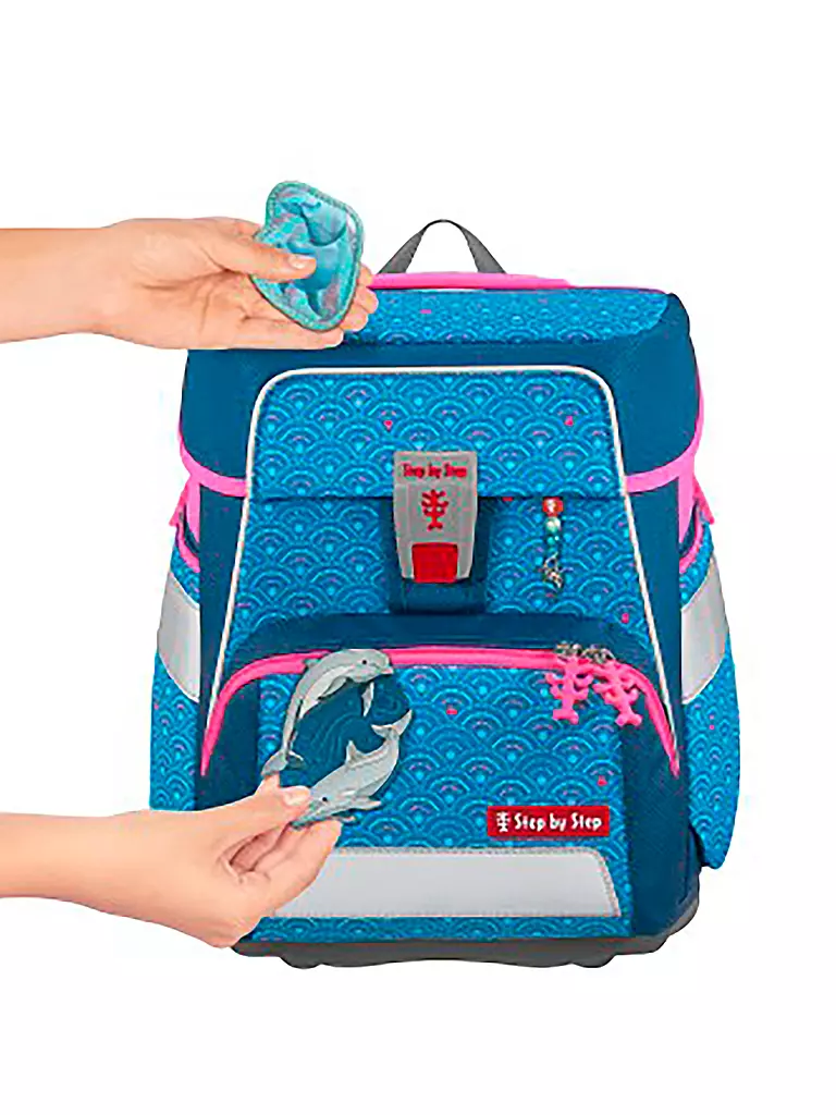 STEP BY STEP | Set de mochila escolar Space 5 piezas | Turquesa