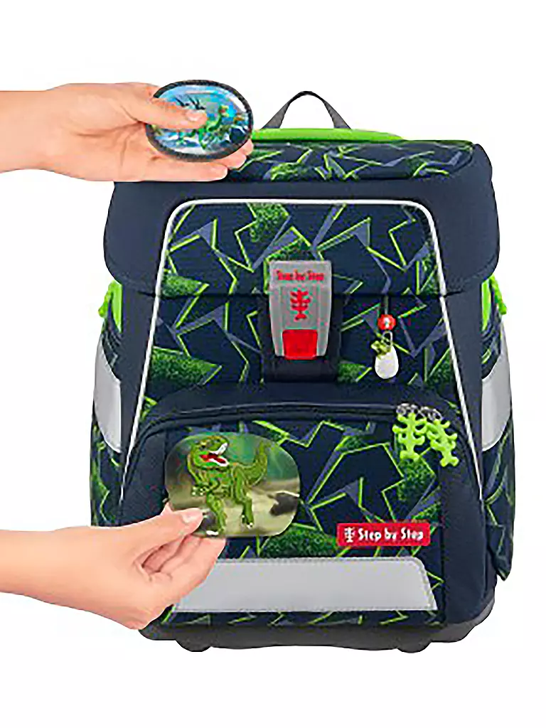 STEP BY STEP | Set de mochila escolar Space 5 piezas | Negro