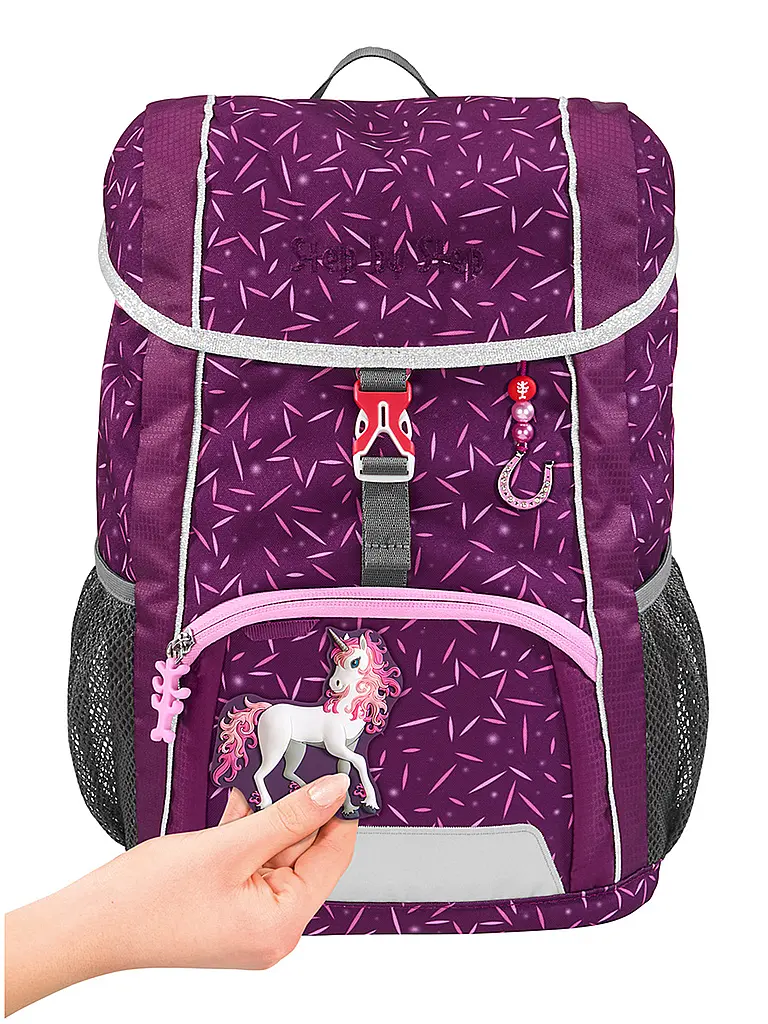 STEP BY STEP | Set de mochila infantil de 3 piezas - Pretty Unicorn Nuala | Baya