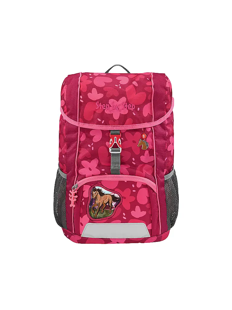 STEP BY STEP | Set de mochila infantil de 3 piezas - Wild Horse Nora | Fucsia