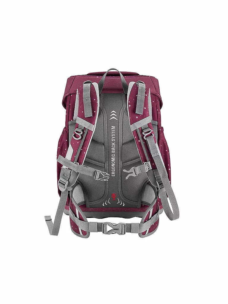 STEP BY STEP | Set de mochilas escolares 4 piezas BASIS Berry Stars | Baya