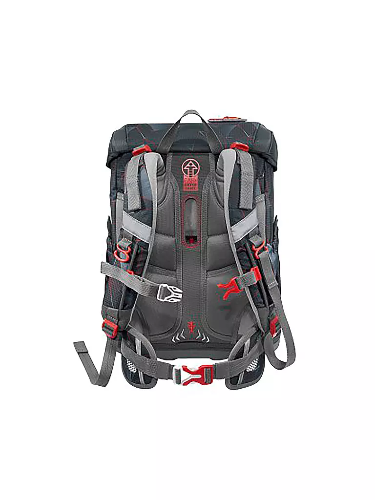 STEP BY STEP | Set de mochilas escolares 5 piezas CLOUD Dragon Drako | Negro