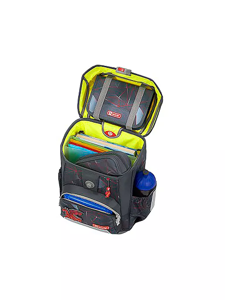 STEP BY STEP | Set de mochilas escolares 5 piezas CLOUD Dragon Drako | Negro