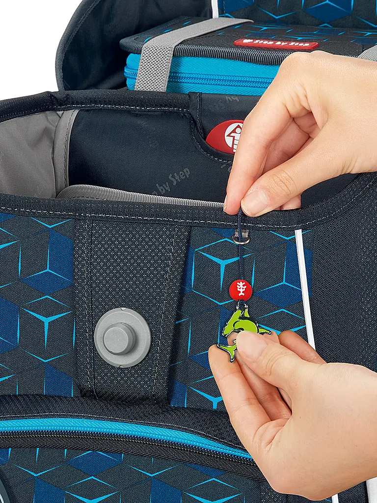 STEP BY STEP | Set de mochilas escolares 5 piezas SPACE Shine Shark Dexte | Negro