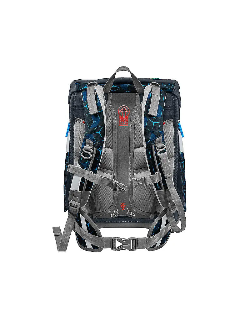 STEP BY STEP | Set de mochilas escolares 5 piezas SPACE Shine Shark Dexte | Negro