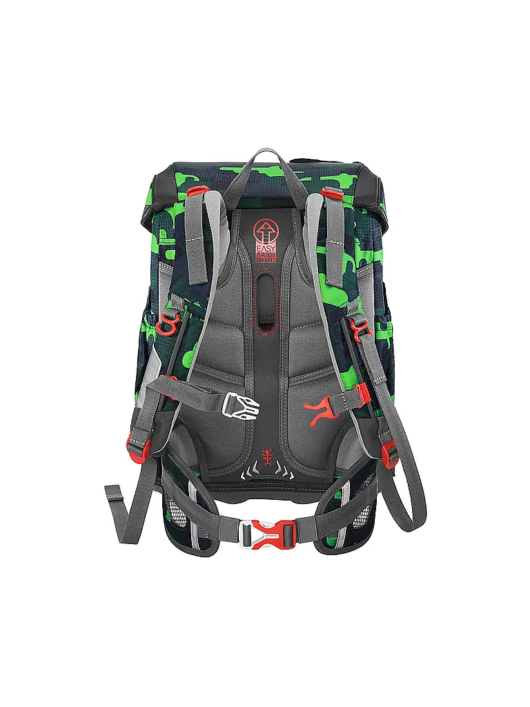 STEP BY STEP | Set de mochilas escolares de 5 piezas CLOUD Black Cat Chiko | Negro