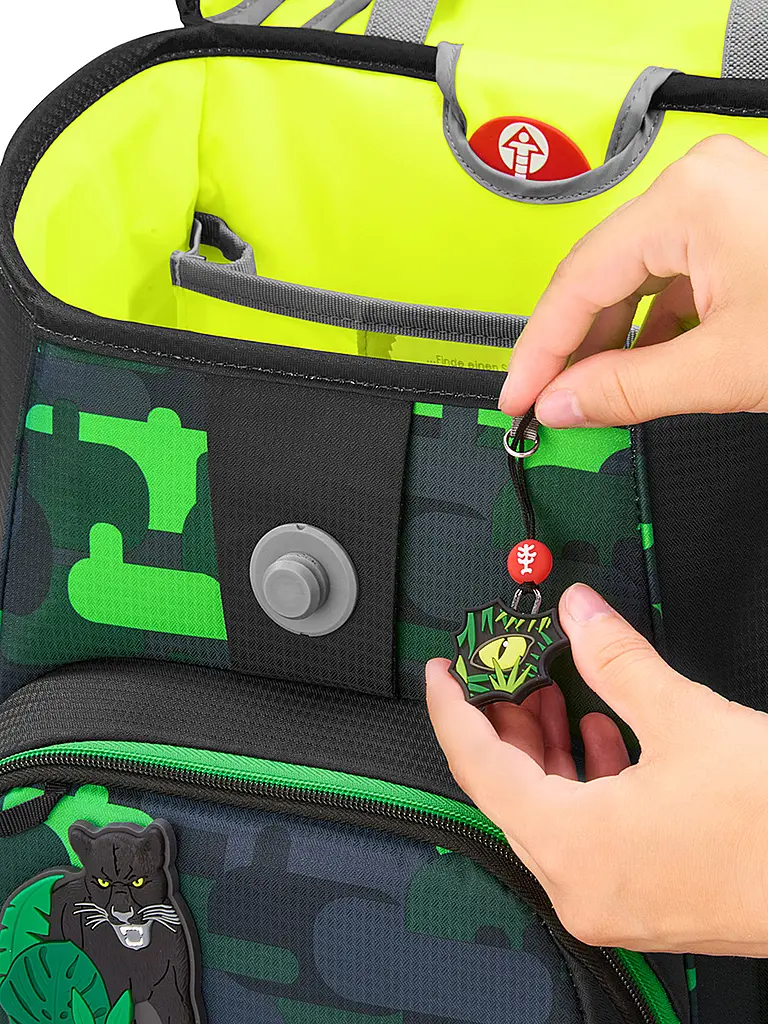 STEP BY STEP | Set de mochilas escolares de 5 piezas CLOUD Black Cat Chiko | Negro