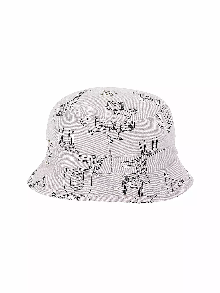 STERNTALER | Sombrero de pescador para bebé - Sombrero tipo cubo | Gris claro