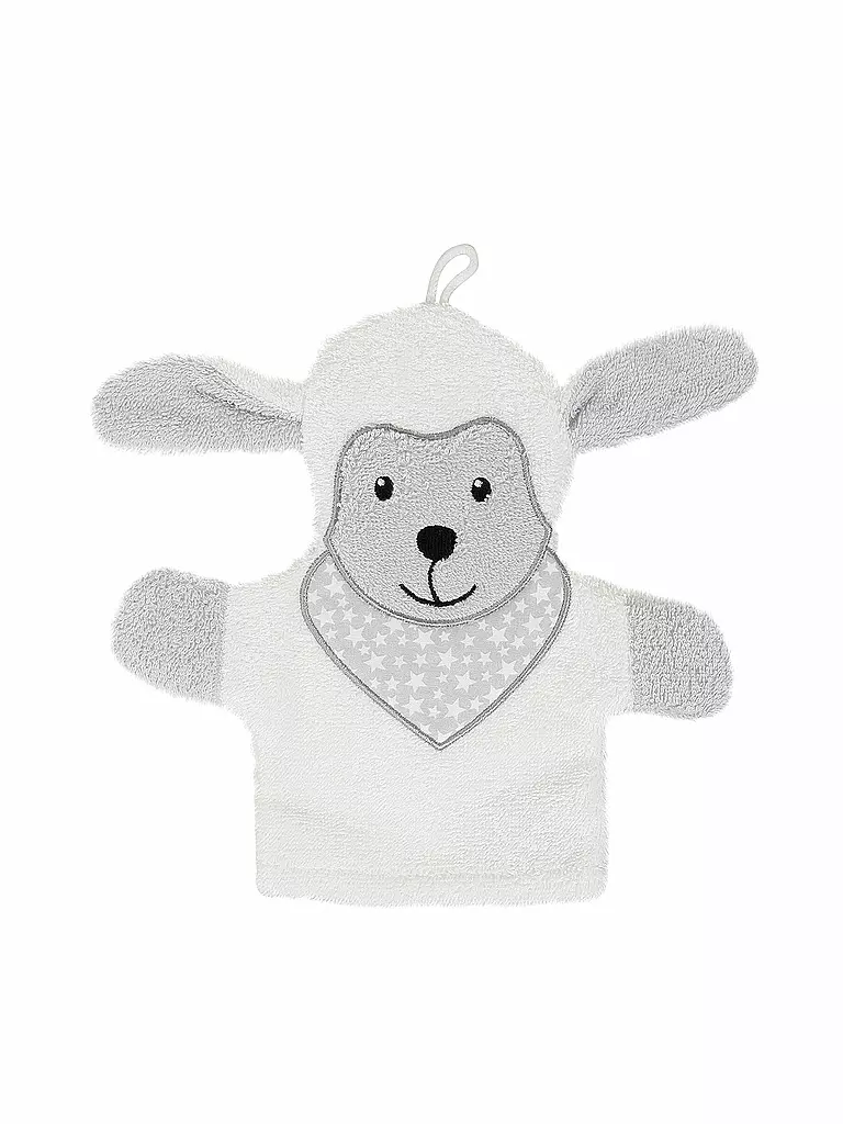 STERNTALER | Spiel- & Waschhandschuh "Stanle" | Blanco