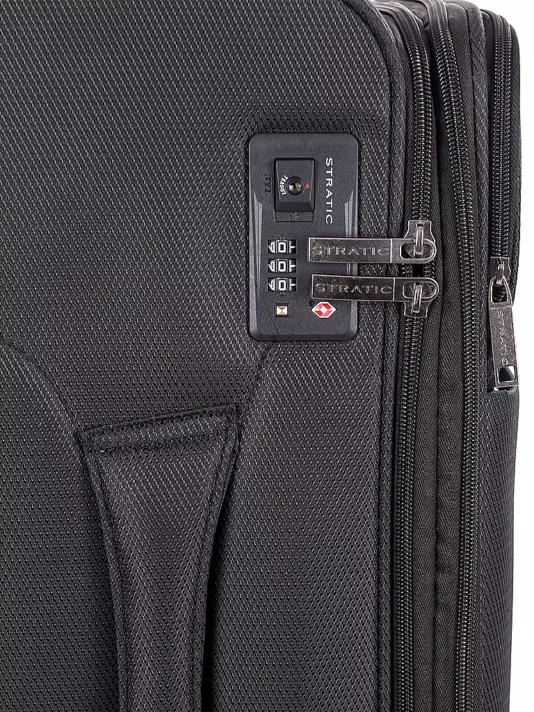 STRATIC | Trolley blando LIGHT M 65cm negro | 