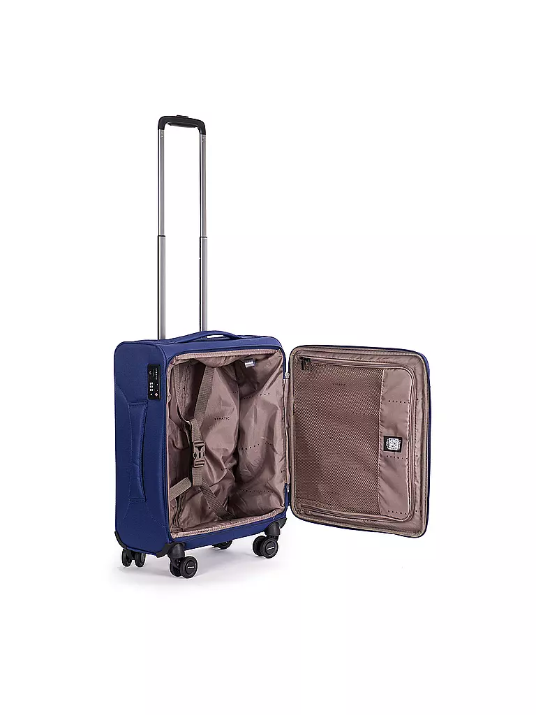 STRATIC | Trolley blando LIGHT Small 55cm azul oscuro | Azul oscuro