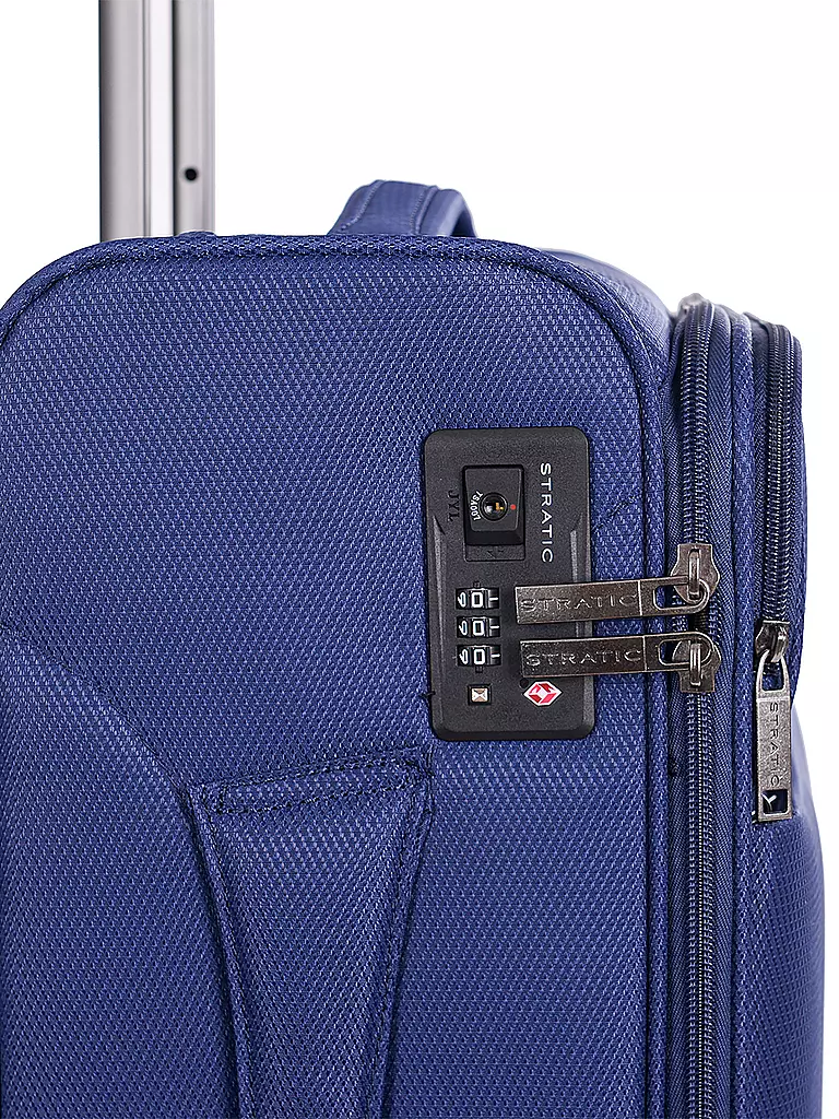 STRATIC | Trolley blando LIGHT Small 55cm azul oscuro | Azul oscuro