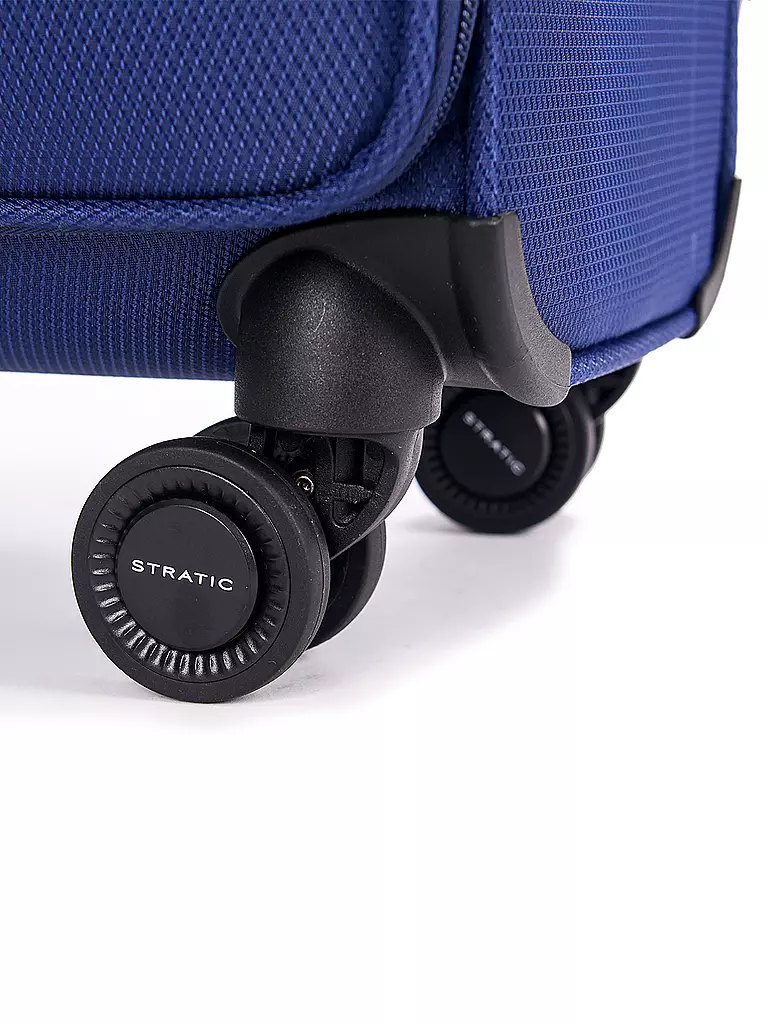 STRATIC | Trolley blando LIGHT Small 55cm azul oscuro | Azul oscuro