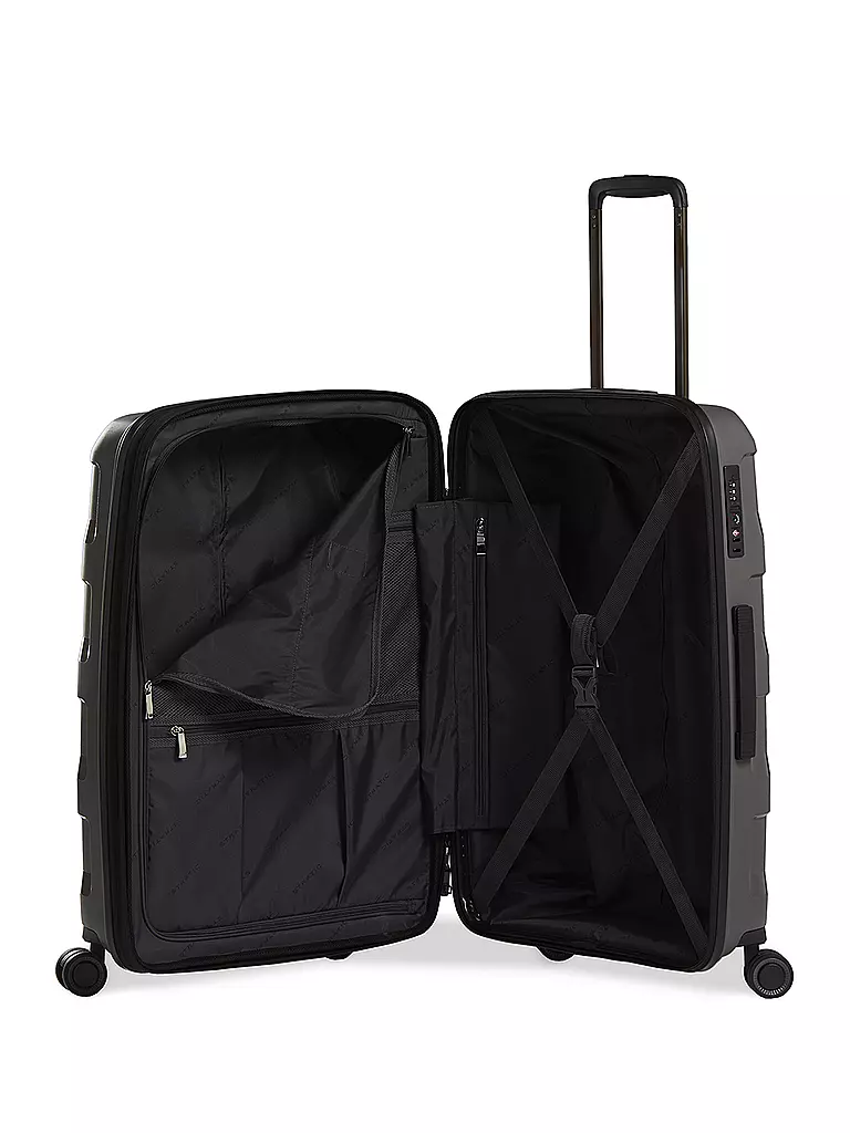 STRATIC | Trolley Straw+ 65cm Gris Oscuro | Gris