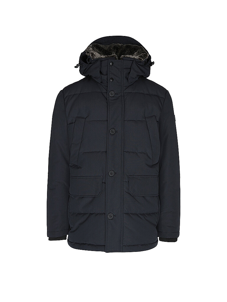 Strellson Parka PLAZA 2.0 azul oscuro