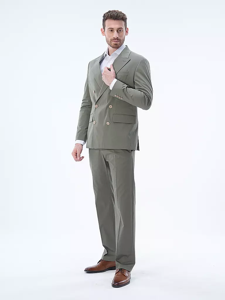STRELLSON | Pantalón de traje corte holgado JOE | Verde