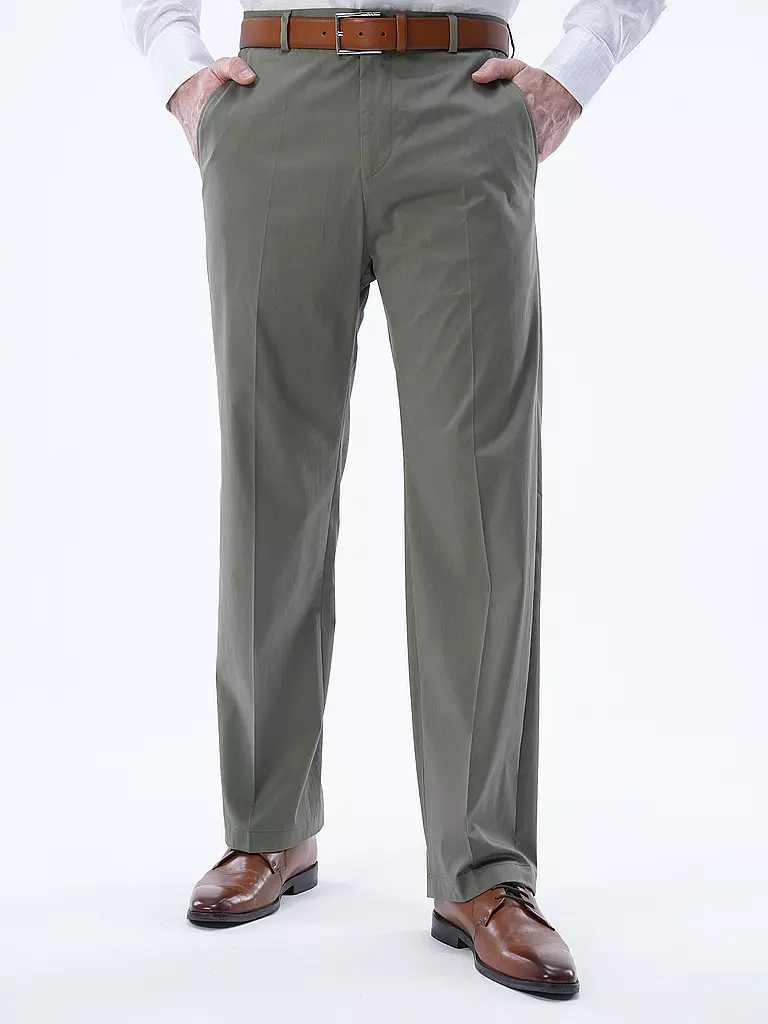 STRELLSON | Pantalón de traje corte holgado JOE | Verde