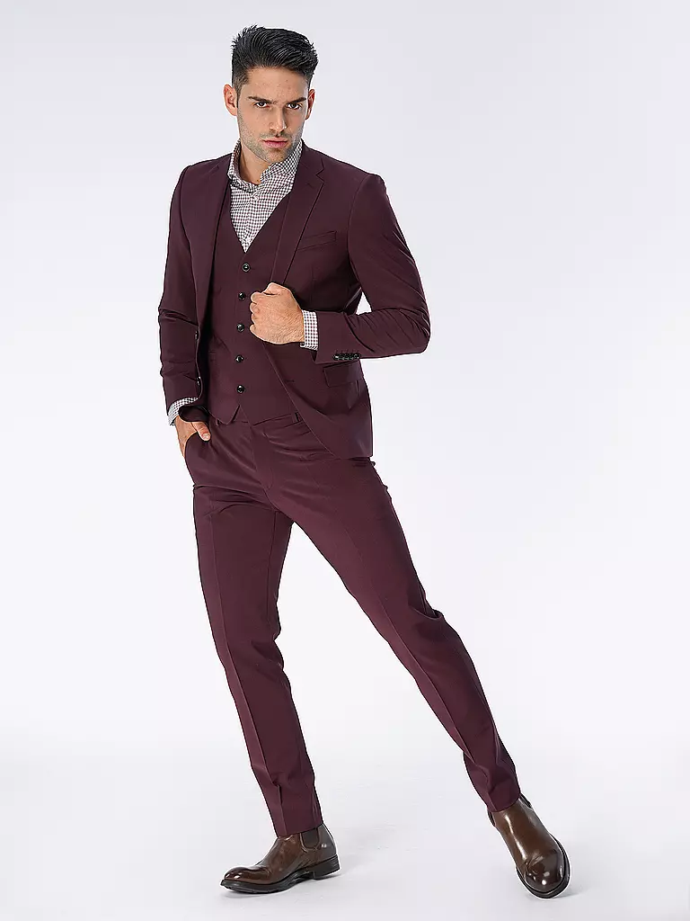 STRELLSON | Pantalón de traje MADDEN | Rojo
