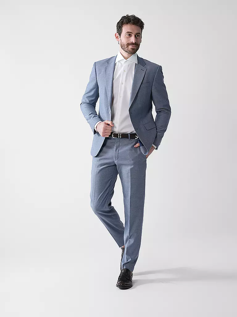 STRELLSON | Pantalón de traje Slim Fit MELWIN | Azul claro