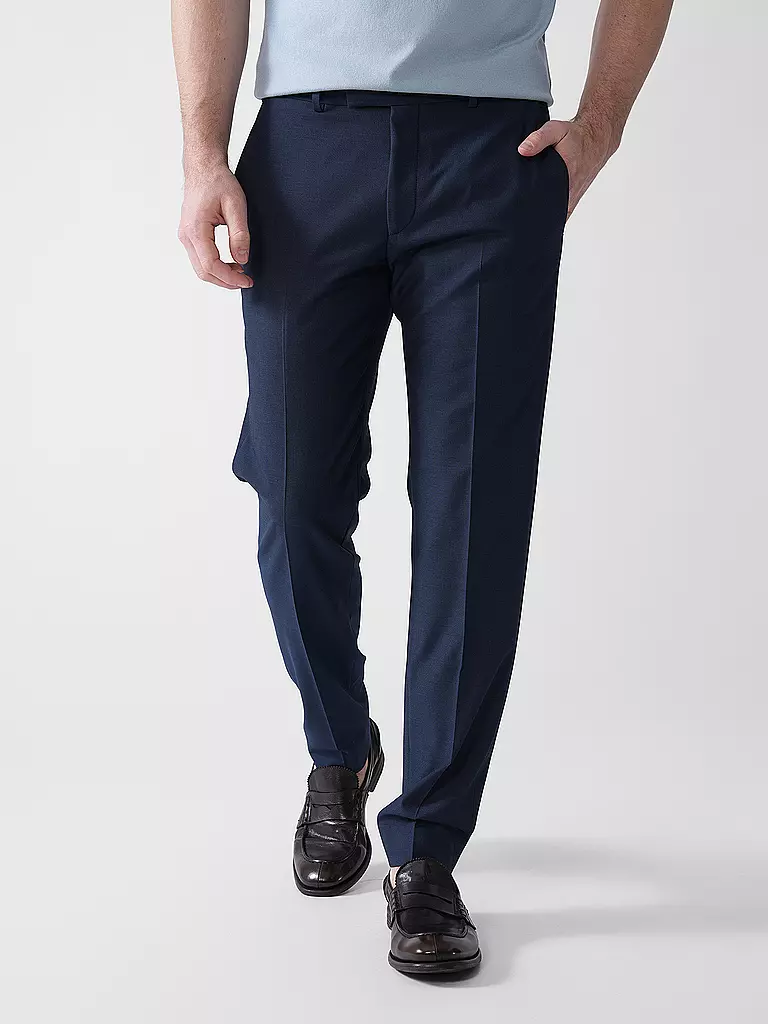 STRELLSON | Pantalón de traje Slim Fit MELWIN | Azul oscuro