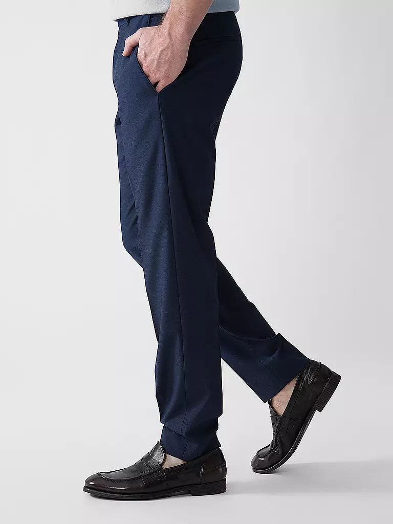 STRELLSON | Pantalón de traje Slim Fit MELWIN | Azul oscuro