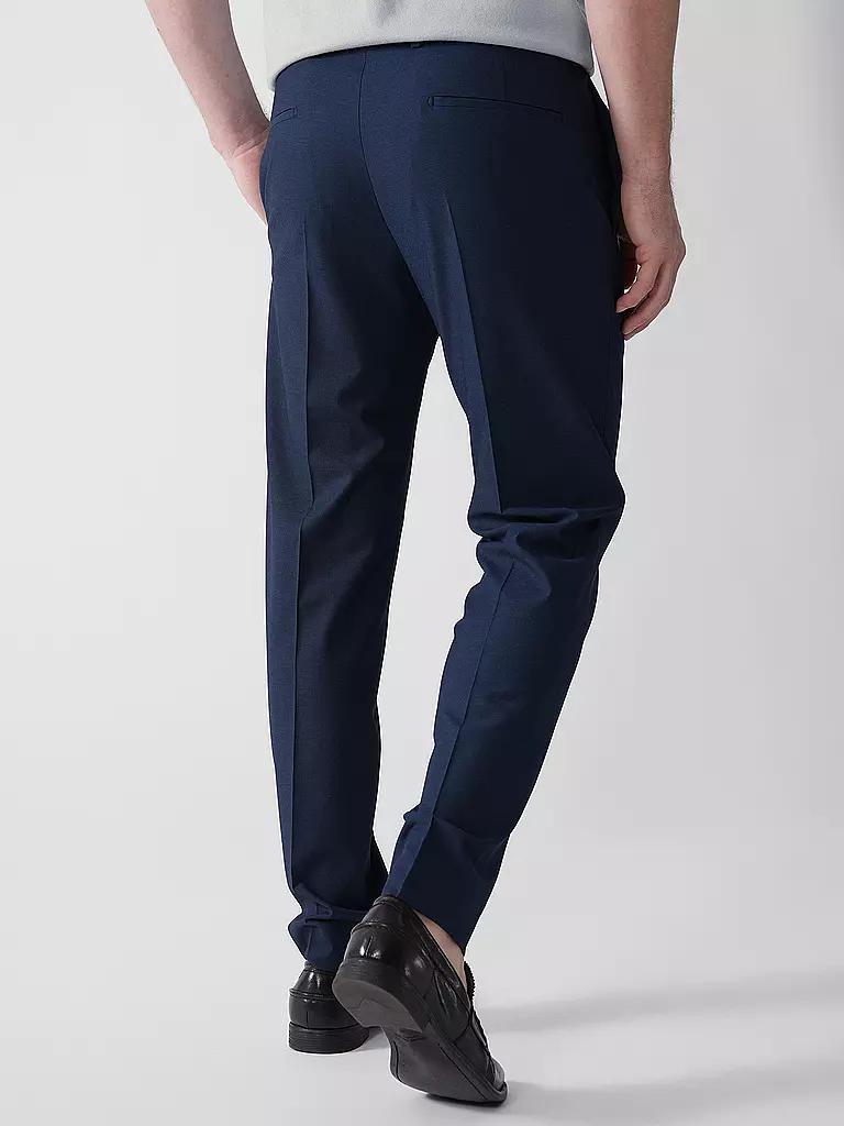 STRELLSON | Pantalón de traje Slim Fit MELWIN | Azul oscuro