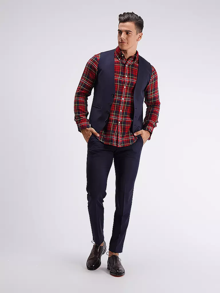 STRELLSON | Pantalón de traje Slim Fit Mercer | Azul