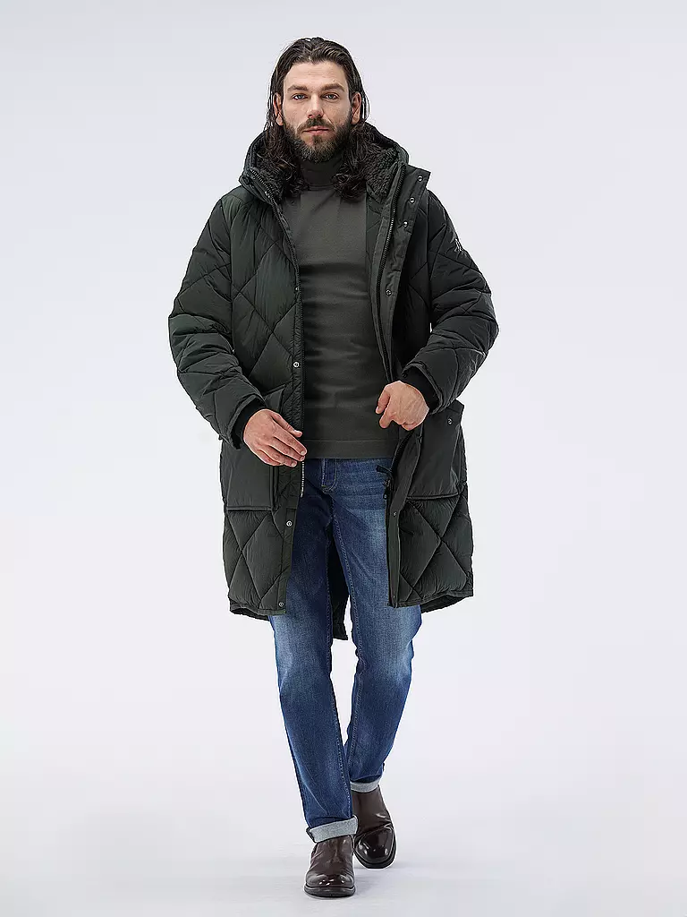 STRELLSON | Parka SURVIVAL | Verde oscuro