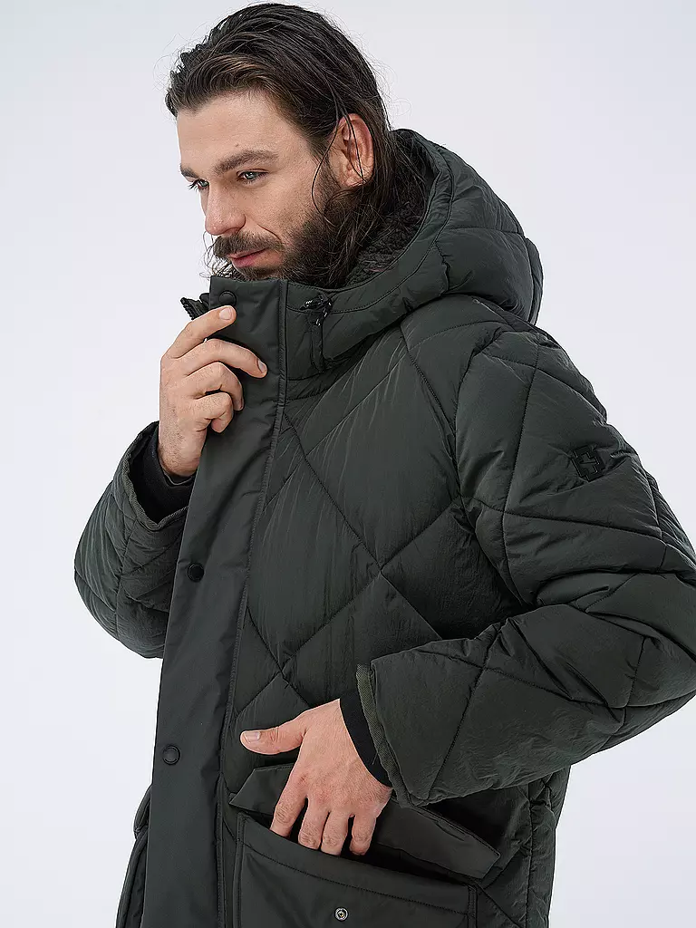 STRELLSON | Parka SURVIVAL | Verde oscuro