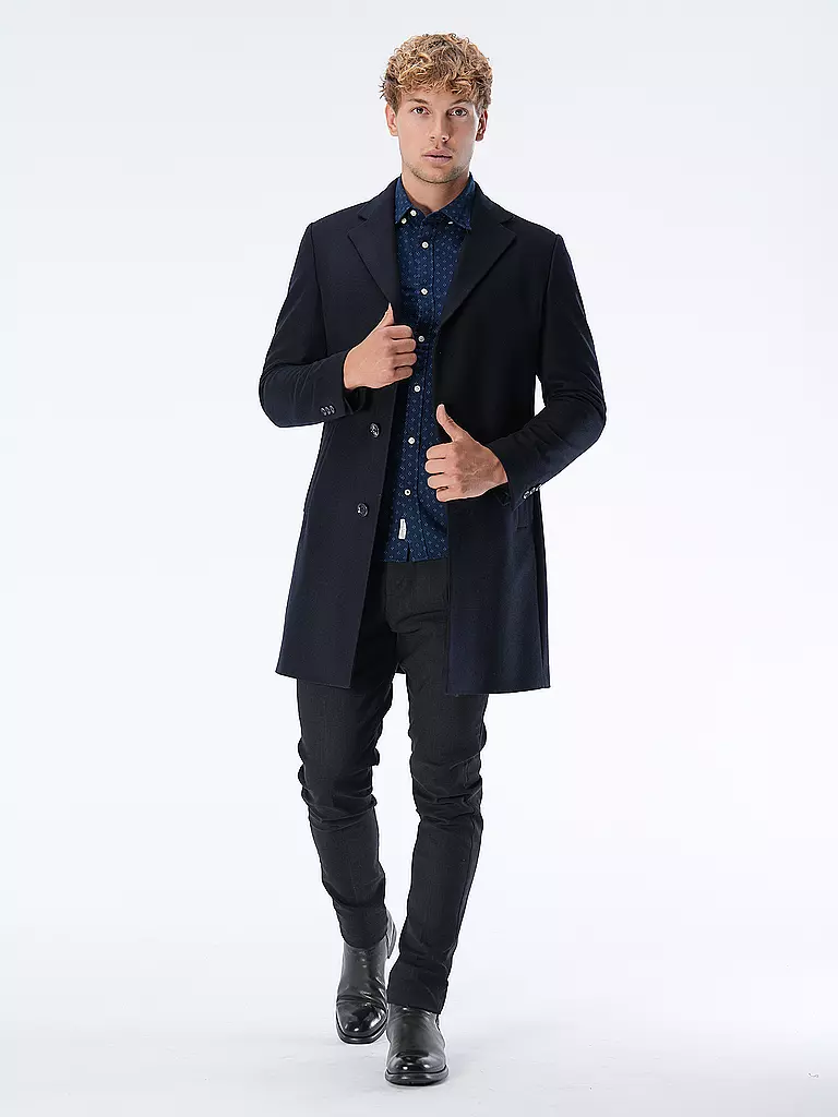 STRELLSON | Wollmantel ADRIA | Azul oscuro