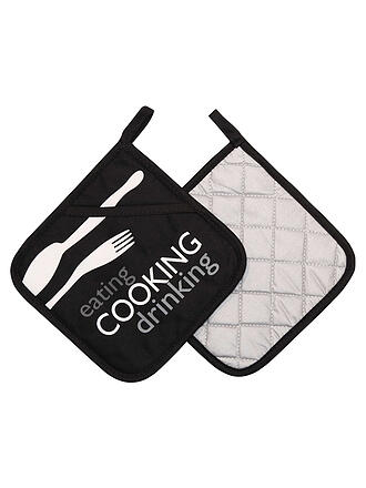 STUCO | Manoplas de cocina con abertura 20x20cm Newspaper