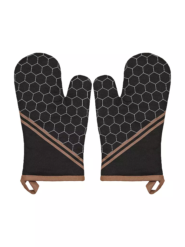 STUCO | Guante de cocina 18x30cm Mesh | Negro