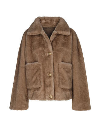 STUDIO AR | Chaqueta reversible con aspecto de piel FAJE