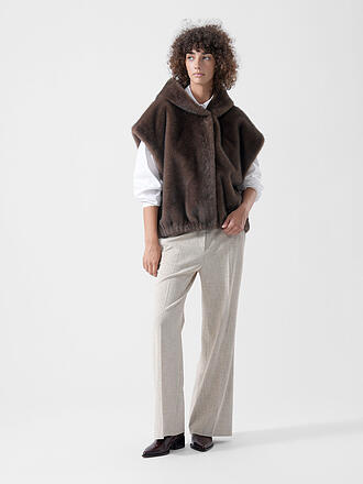 STUDIO AR | Chaleco reversible efecto pelo OLENA