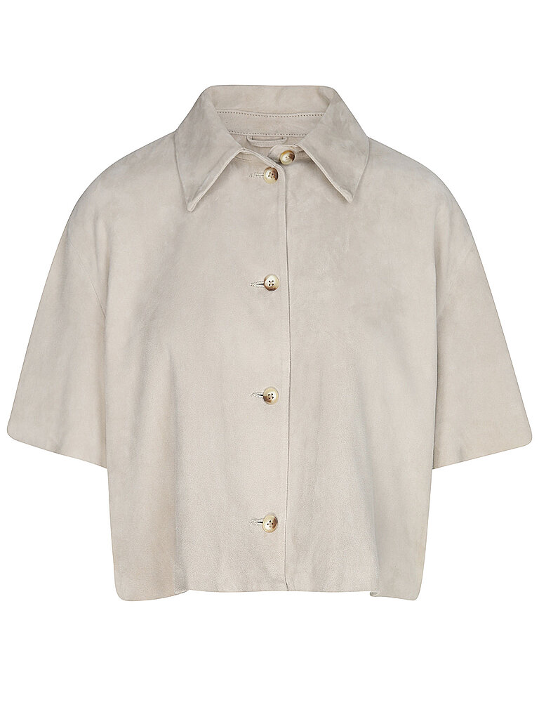 Studio Ar Chaqueta de cuero EVELINE gris
