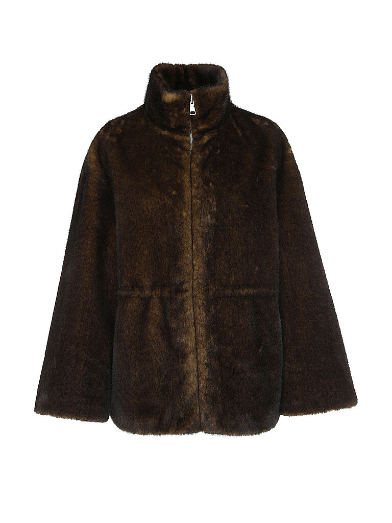 Studio Ar Chaqueta de piel sintética FRANKIE oliva