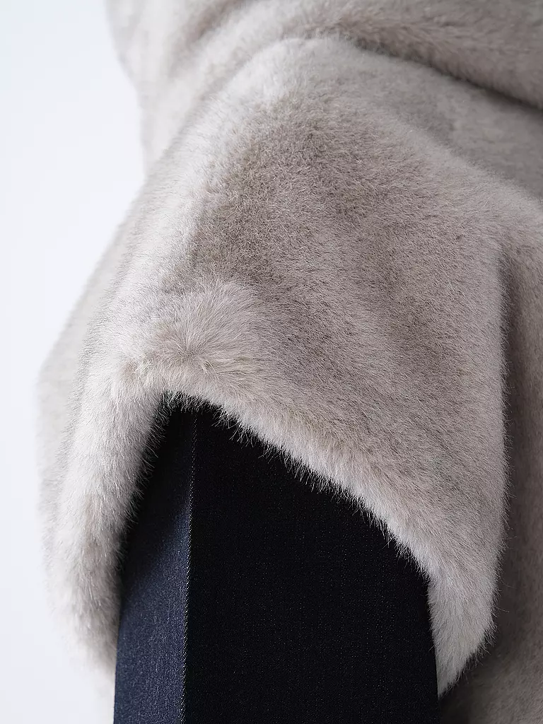 STUDIO AR | Chaqueta reversible con aspecto de piel de visón MINK | 