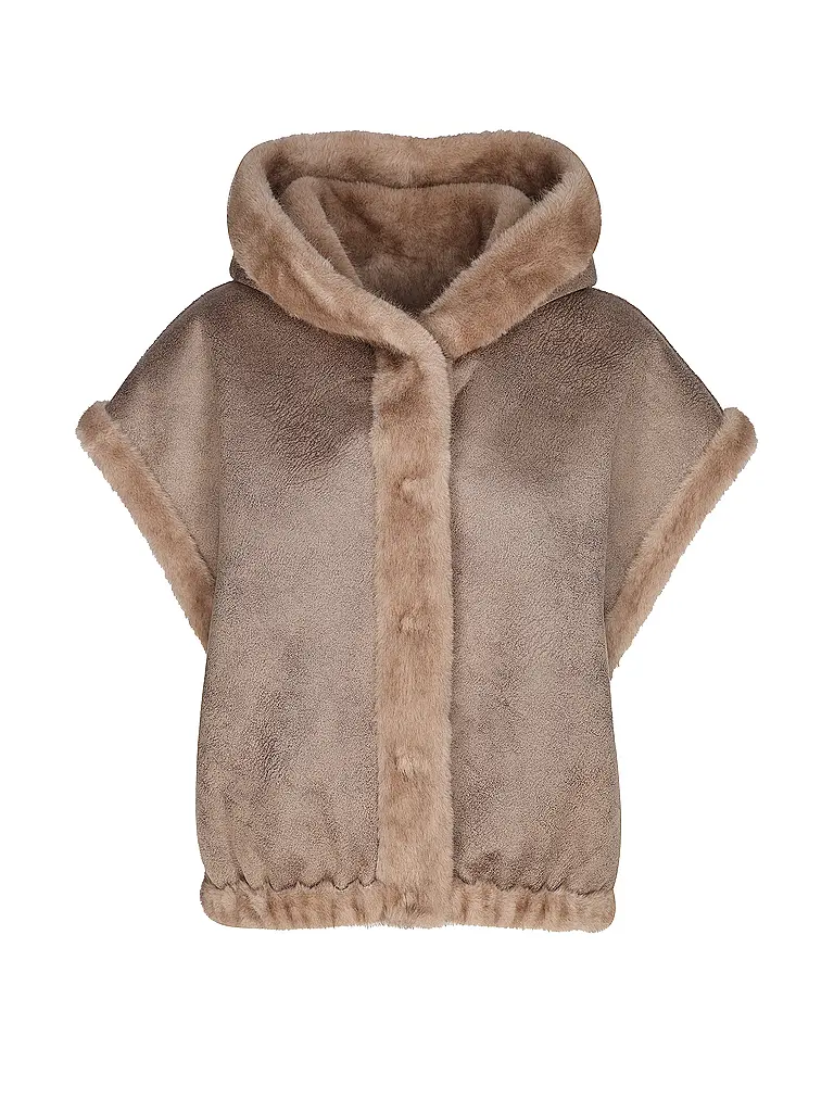 STUDIO AR | Chaqueta reversible con aspecto de piel MINK | 