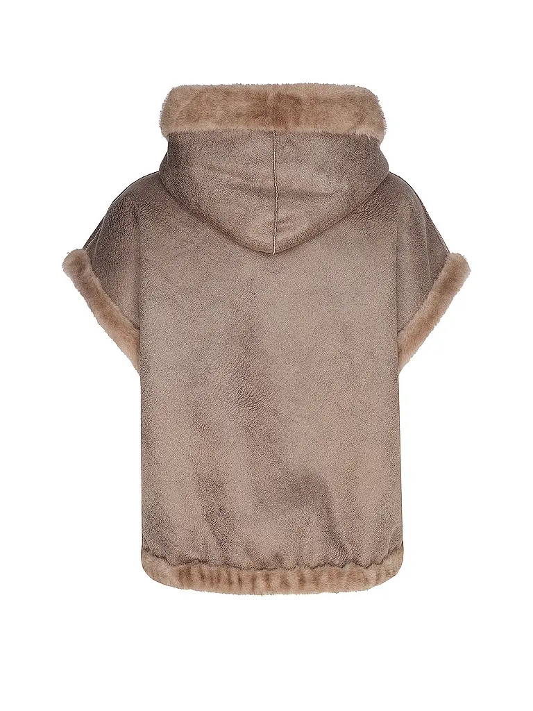 STUDIO AR | Chaqueta reversible con aspecto de piel MINK | 