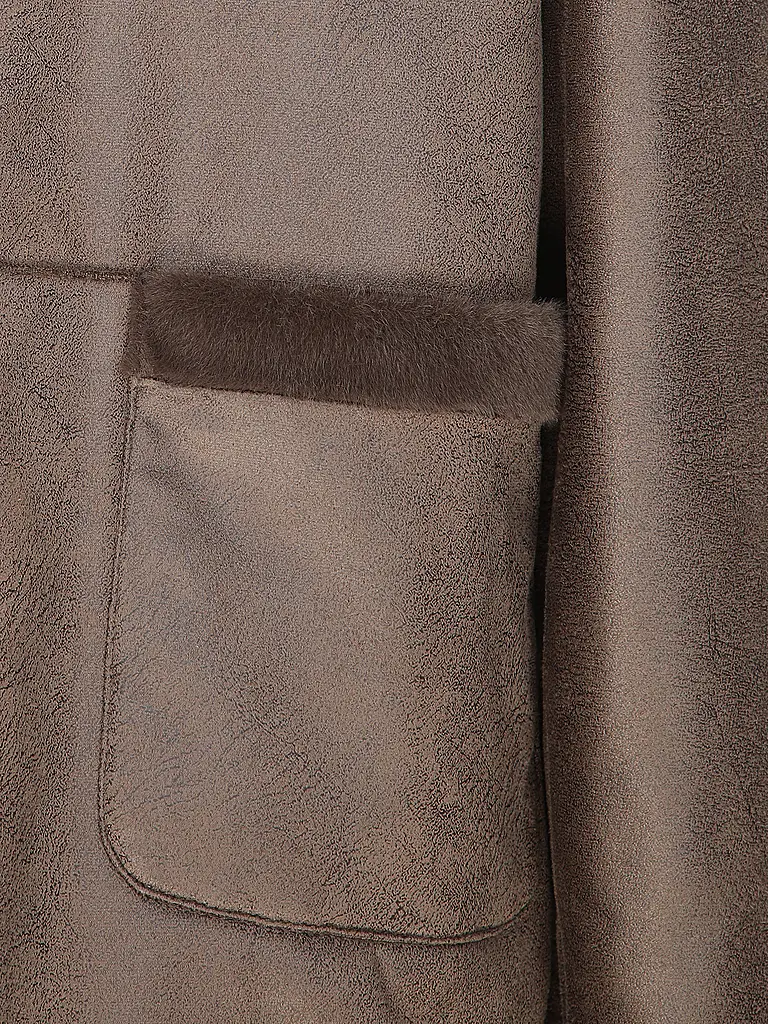 STUDIO AR | Chaqueta reversible con aspecto de piel RYLEE | Marrón