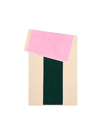 SUITE702 | Toalla de ducha 70x140cm COMBED COTTON Rosa/Verde Oscuro
